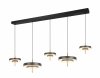 Lampa wisząca LED wielopunktowa okrągłe klosze designerska nowoczesna ściemnialna KEATON 340210580 Trio